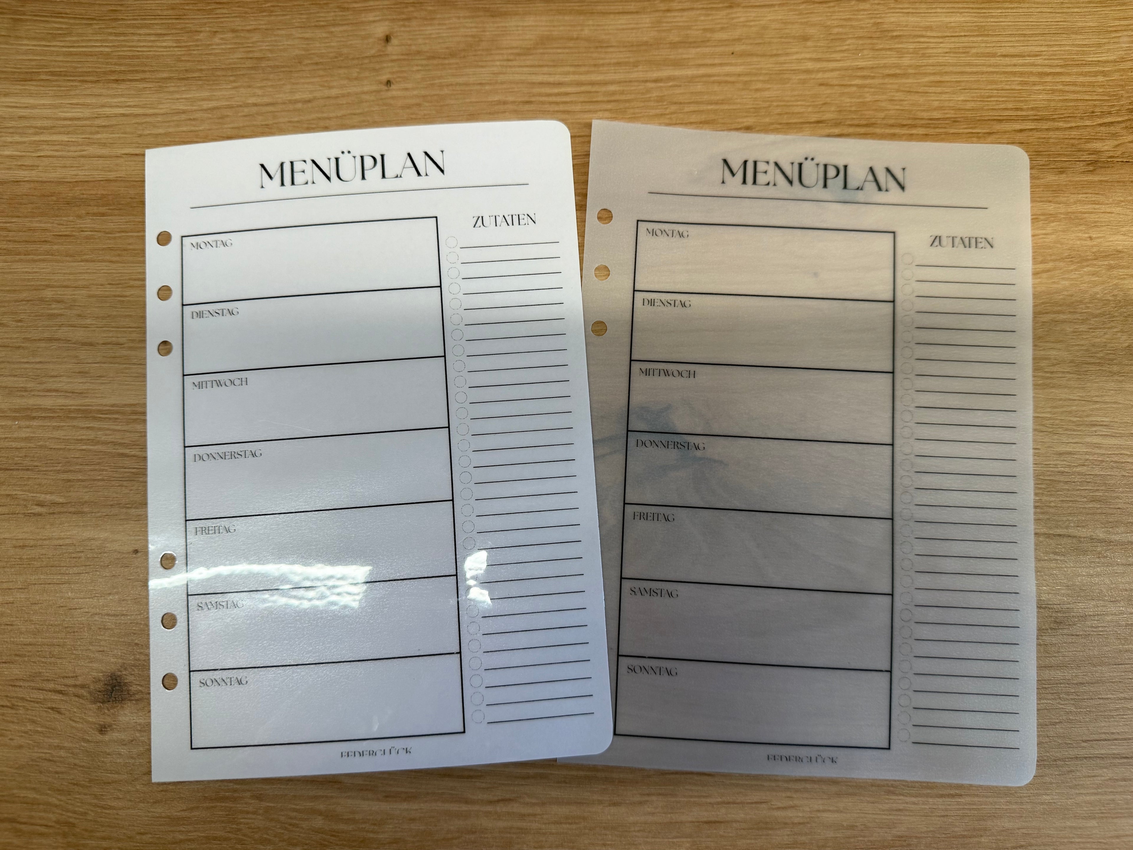 Menüplan