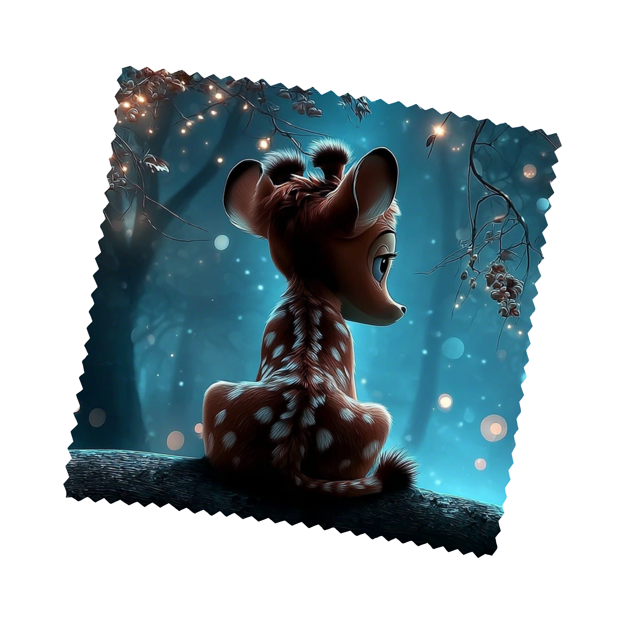 Brillenputztuch Giraffe