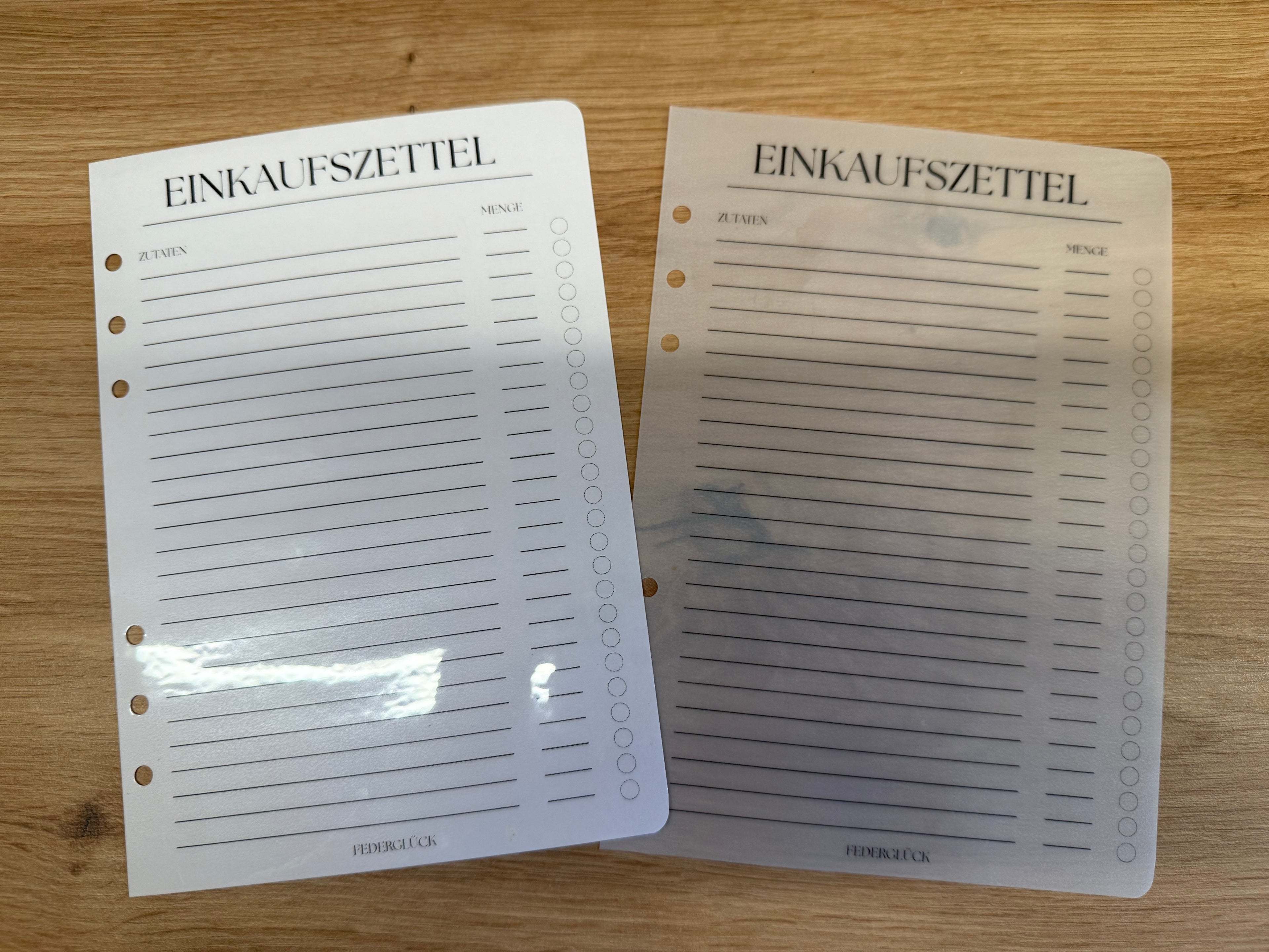 Einkaufszettel