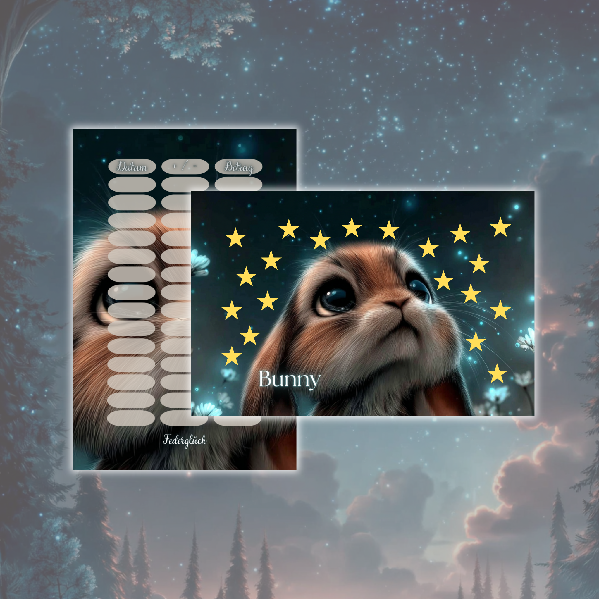 Sparchallenge Bunny A7 *matt foliert* Einzelchallenge