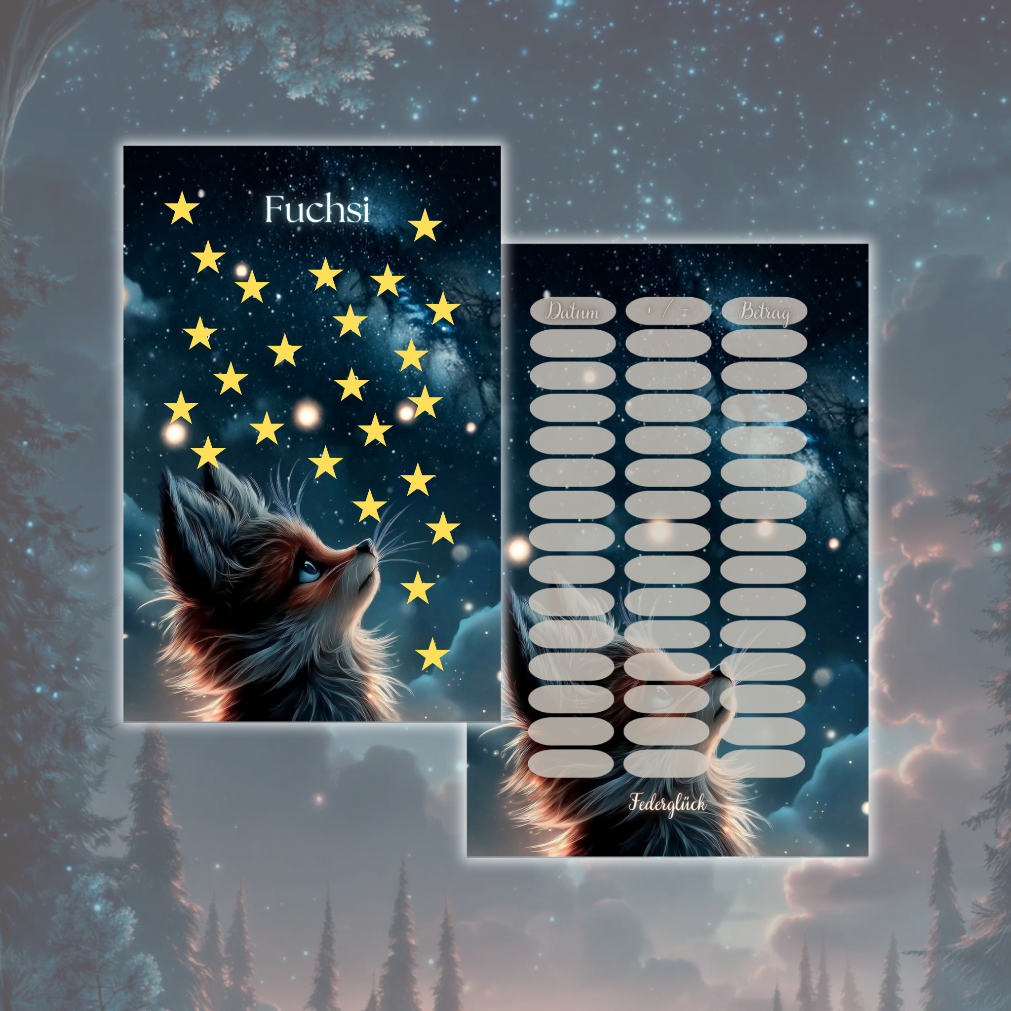 Sparchallenge Fuchsi A7 *matt foliert* Einzelchallenge
