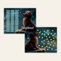 Sparchallenge Hundehimmel A7 *matt foliert* 2er Klappkarte