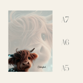 Notizblock Cow A7/ A6 / A5 / 50 Blatt