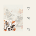 Notizblock Hund A7/ A6 / A5 / 50 Blatt