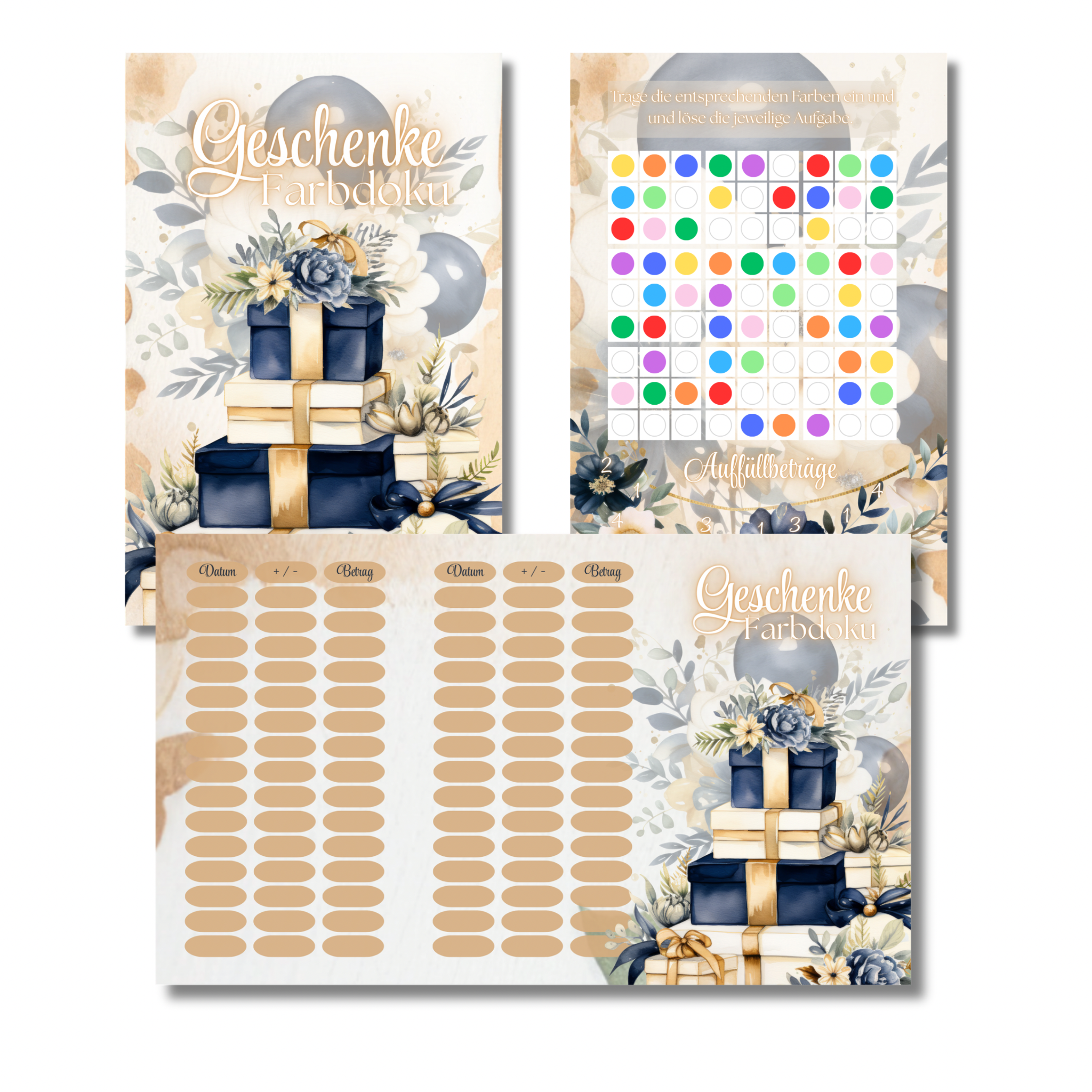 Geschenke Farbdoku A6