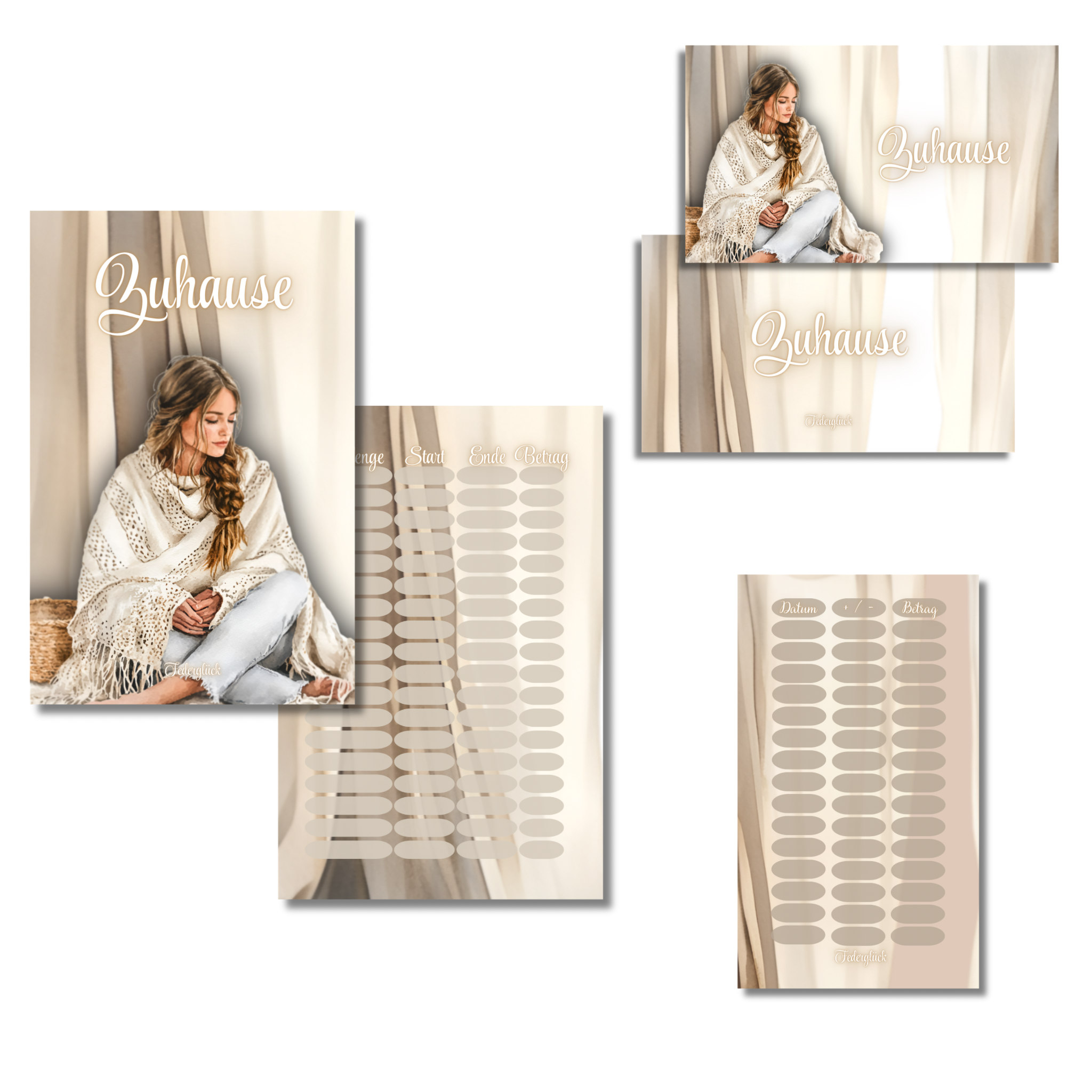 Deckblattset Zuhause *matt foliert*