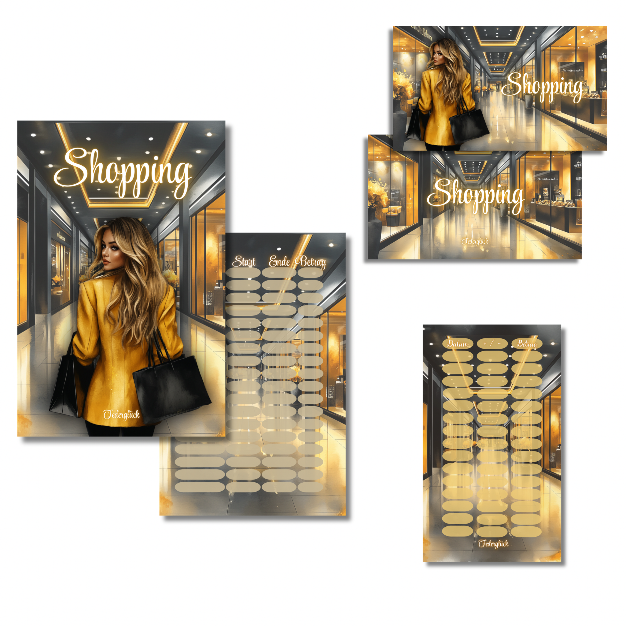 Deckblattset Shopping *matt foliert*