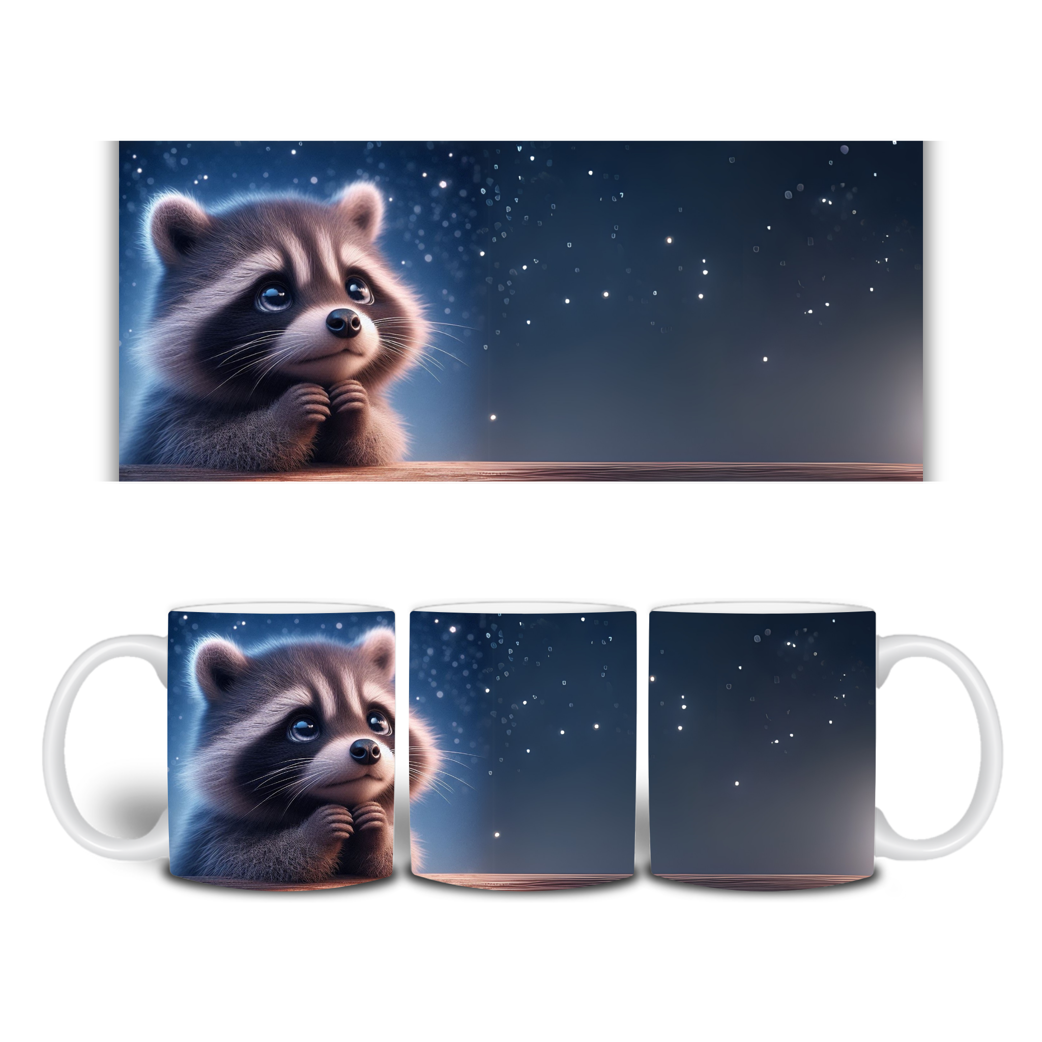 Tasse Waschbär